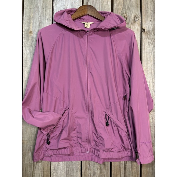 Woolrich Jackets & Blazers - Woolrich Beach Plum Hooded Windbreaker M 💜 Lightweight Hiking Jacket